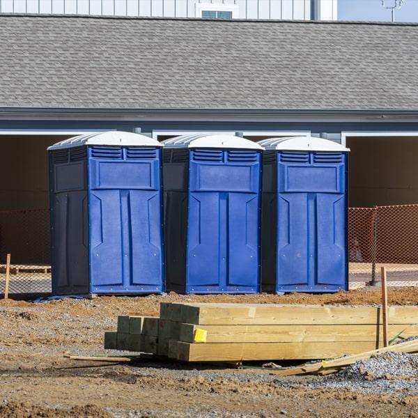 Heavy-duty construction site porta potty in Brookfield, Wisconsin